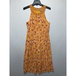 Daniel Rainn Women Sleeveless Floral Dress Size Large Polyester Blend B232 -9
